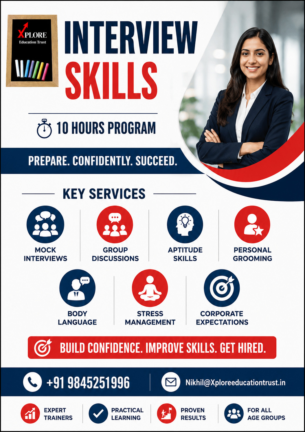 Xplore Education Trust programme poster 9